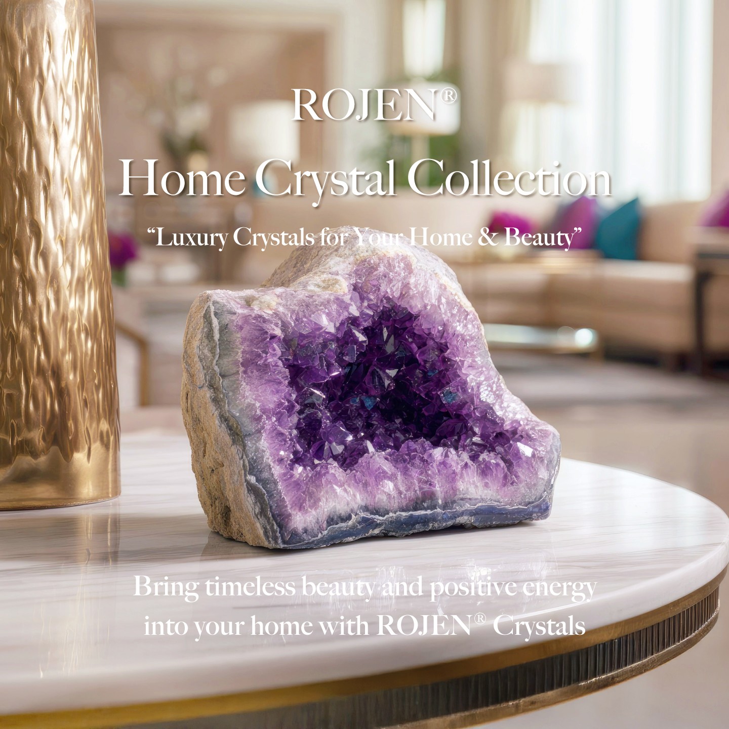 ROJEN Home Crystal Collection
“Timeless Luxury Crystals for Your Home & Energy”
Bring timeless beauty and positive energy into your home with ROJEN Crystals.
Founded by Miho Nobusawa in Japan, ROJEN has pioneered a unique crystal-healing method that restores vitality and inspires harmony in daily life.
We partner with world-renowned crystal miners and master sculptors,
ensuring that every ROJEN crystal is sourced with integrity and crafted with precision.
rom large statement crystals for your home to bespoke pieces for your exercise and healing routines,
ROJEN offers custom-made orders tailored to your space and needs.
✨️✨️✨️✨️✨️✨️✨️✨️
ROJEN OFFICIAL
🇺🇸USA
rojenusa.com
ROJEN Organic Skincare
https://rojenusa.com/biseioil/
🇯🇵日本
rojen.jp
スキンケアご購入ダイレクトページ
https://rojen.jp/bisei-oil/shop/