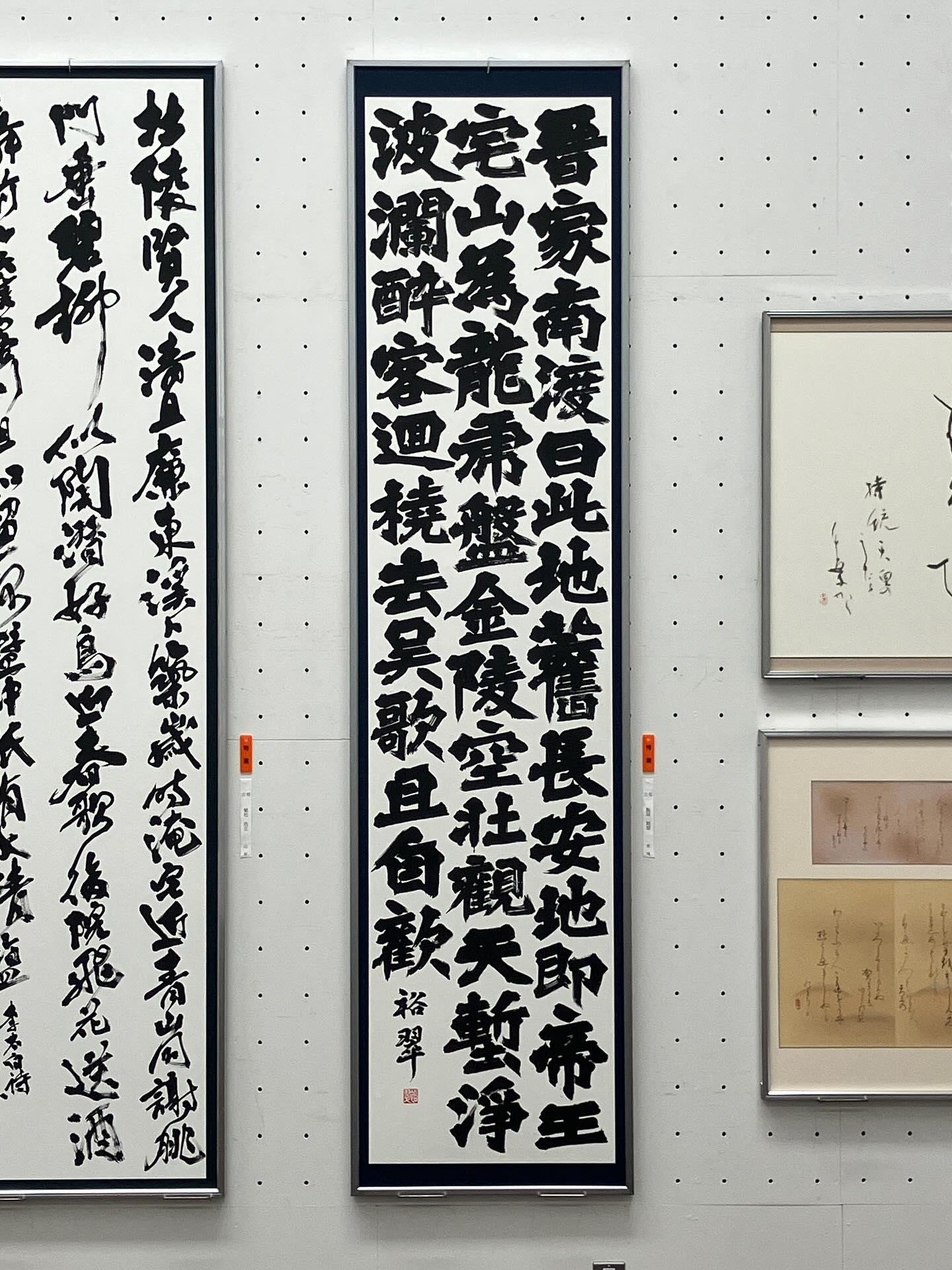 第41回 読売書法展 特選賞受賞 飯塚裕翠
53センチ✖️228センチ