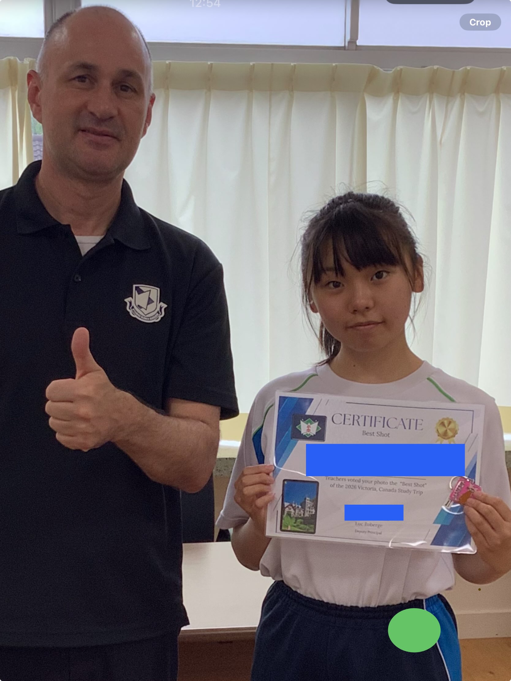 5月26日から6月5日まで、17名の中学生がカナダ・ブリティッシュコロンビア州ビクトリアでの短期留学プログラムに参加しました。教員による投票で最優秀写真が選出されました。「ベストショット」フォトコンテストの受賞の方は、おめでとうございます。