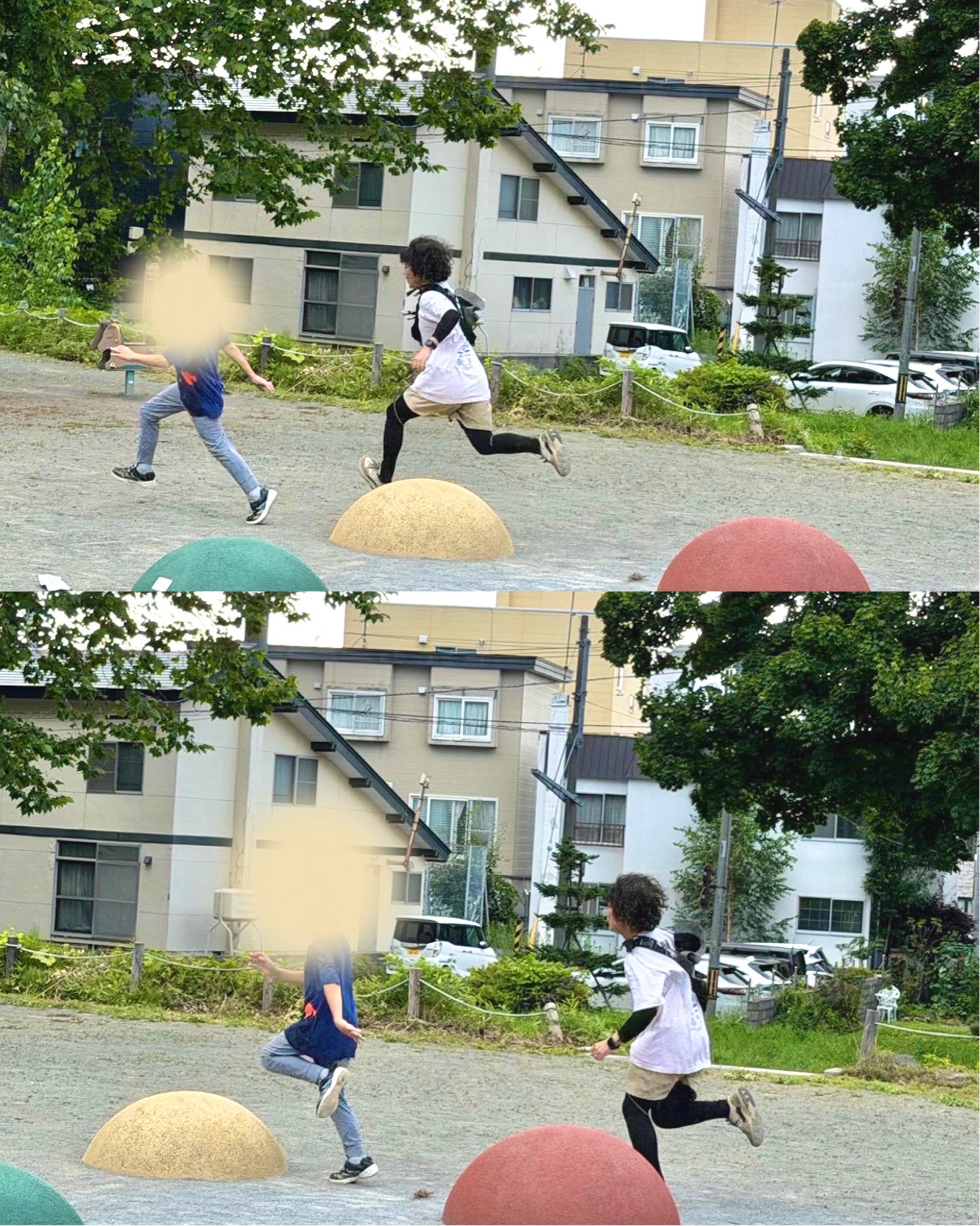 こんにちは!よりみちです🦉
小中学校は終業式!ついに夏休みが始まりましたね😊
そんな本日は月寒公園へおでかけしてきました!
広い公園で全員でだるまさんが転んだを行いましたよ☺️
よりみちの夏休みは、お出かけや水遊び夏祭りなど
楽しい活動をたくさん予定しています✨
長い夏休みは、お子さんだけでなく、
保護者の皆さまも生活リズムや過ごし方など、
悩みや困りごとが出てくることもあるかと思います。
そんな時は、一人で抱え込まず、
お気軽に職員へご相談ください☺️
子どもたちも保護者の皆さまも、
笑顔いっぱいの夏休みになりますように🍉
#児童発達支援 #放課後等デイサービス
#札幌市 #療育 #療育サポート